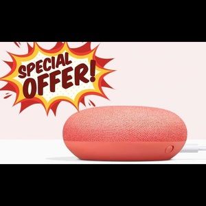 Google Home Mini New in box- Coral